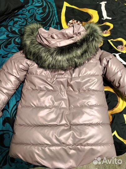 Зимняя куртка для девочки 134 140