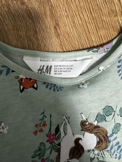 Платье для девочки 98-104 hm