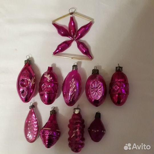 Елочные игрушки СССР