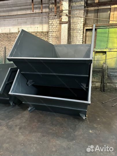 Мусорный бункер металлический 8 м3 Арт а155