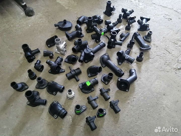 Фланцы водяного охлаждения двс Ауди, Вольксваген