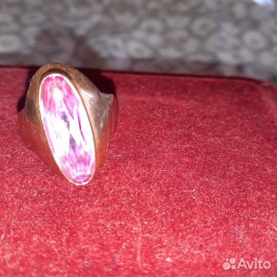 Золотые серьги и кольцо СССР