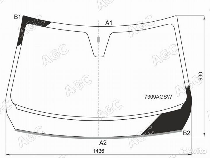 Стекло лобовое renault arkana 19