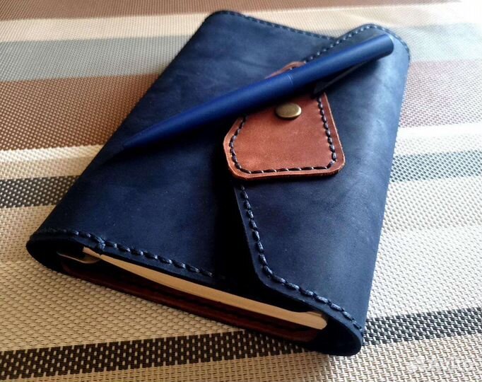 Кожанная записная книжка блокнот