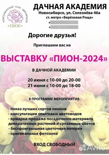 Выставка цветов