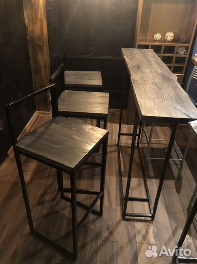 Стул барный барная стойка лофт изготовление мебели