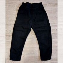Джинсовые чёрные брюки