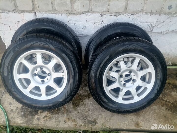Летняя резина на литых дисках
