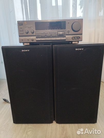Усилитель и колонки Sony