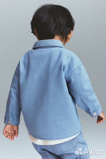 Рубашка джинсовая H&M 68,80,86,92