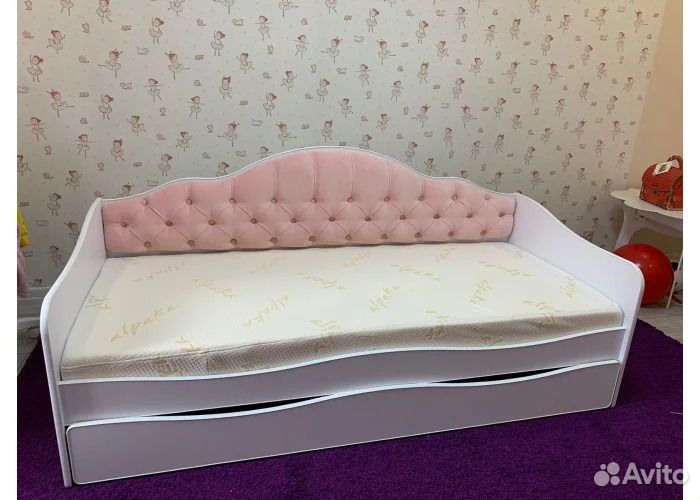 Мягкая Детская Кроватка диван для принцессы