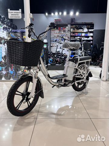 Электровелосипед с корзиной 60v20ah 18’ дюймов