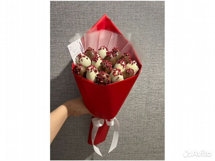 Клубника в шоколаде клубничный букет подарок KLL-6959