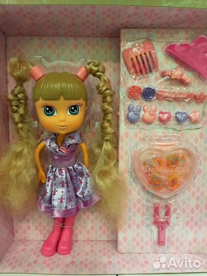 Кукла со съёмными волосами и деталями укладки