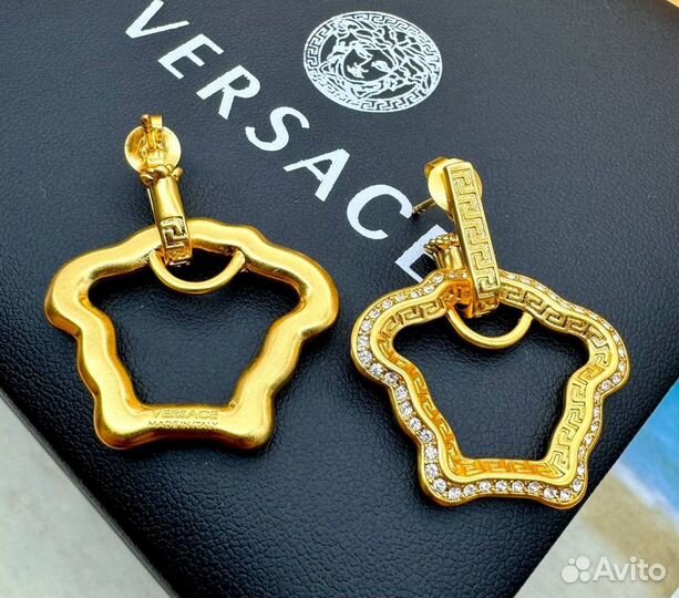 Серьги кулон колье Versace Версаче