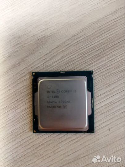 Intel Core i3 6100 LGA1151