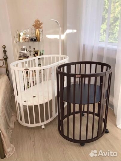 Детская кровать трансформер из массива бука