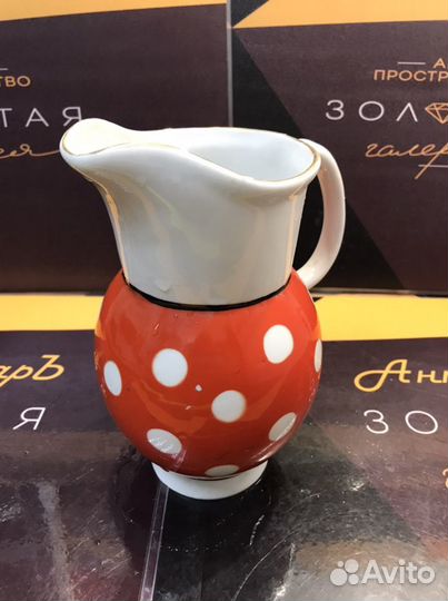 Кувшин Фарфор Горошек Барановка