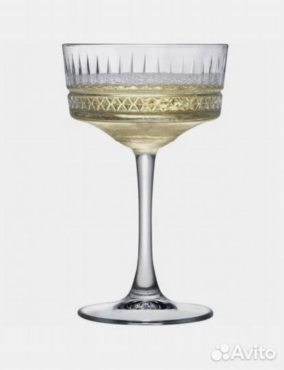 Бокал шампан-блюдце