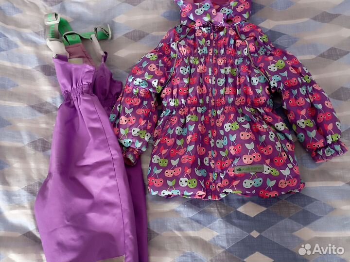 Демисезонный костюм для девочки 86
