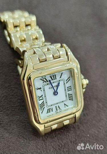 Золотые часы женские cartier Panthere