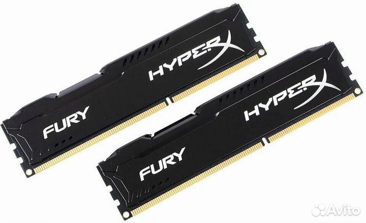Оперативная память ddr4 hyperx fury 16gb