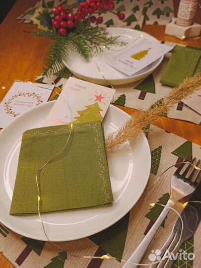 Новогодний текстиль/салфетки/дорожки/скатерть