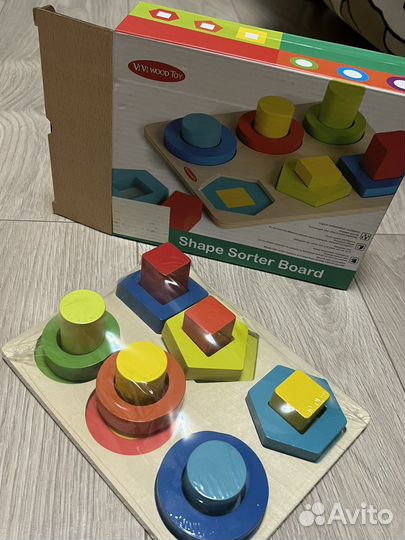 Развивающие игрушки, сортер