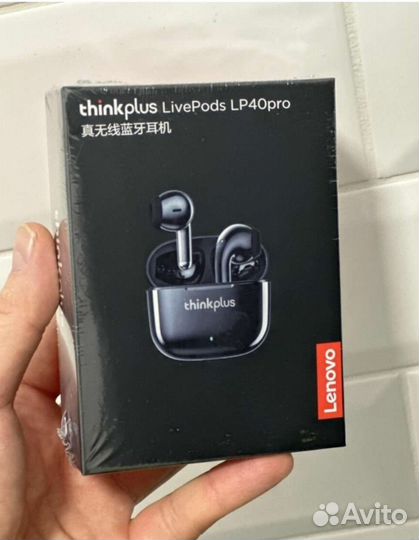Беспроводные наушники lenovo lp40pro