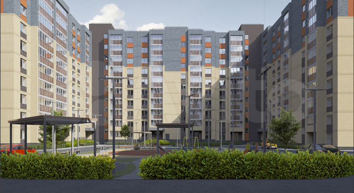 2-к. квартира, 53,3 м², 10/10 эт.