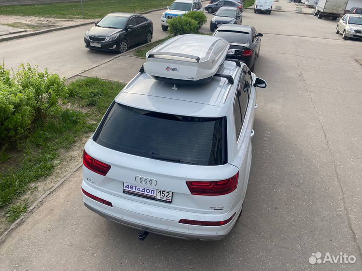 Бокс на крышу Turtle Tirol 420 211x92x38 бел гляне