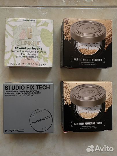 Пудра MAC, Clinique, Smashbox
