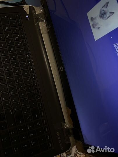 Ноутбук hp рабочий на ремонт или запчасти