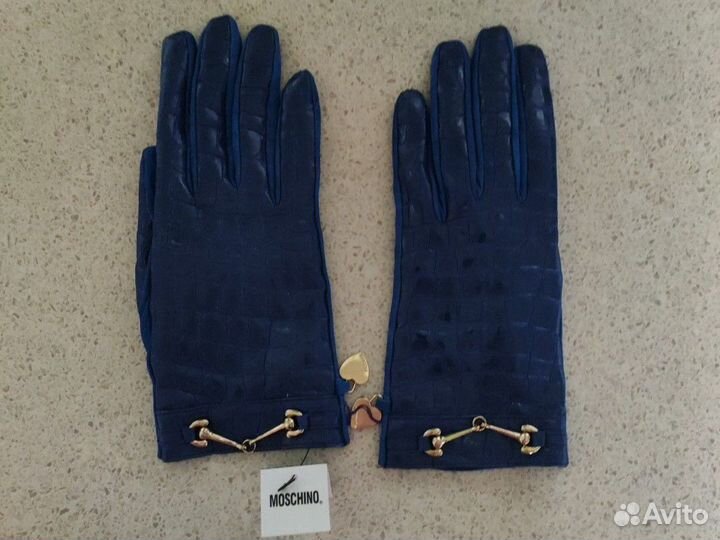Перчатки moschino женские