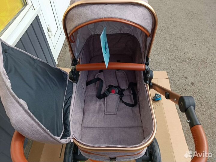 Коляска 11 кг трансформер 3 в 1 с автокреслом