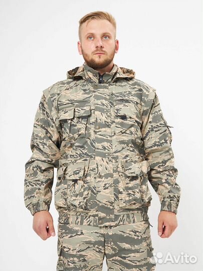 Костюм Хищник, серый пиксель