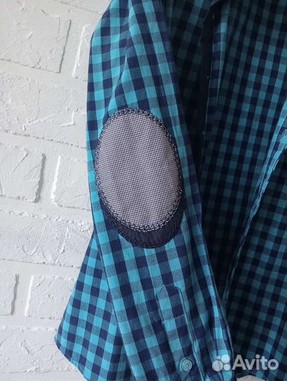 Рубашка в клетку р.164-170 (S)