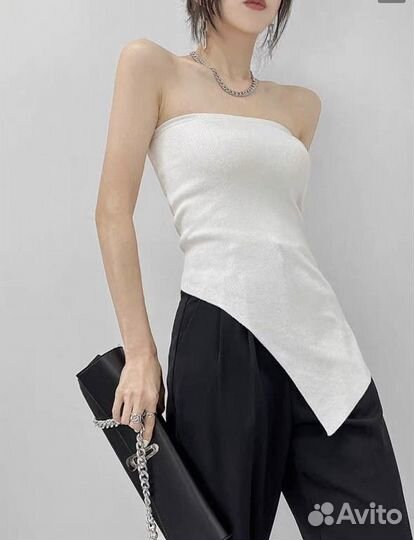 Топ женский черный