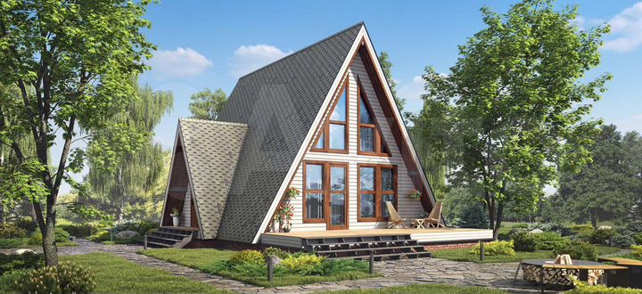 Дача 55 м² на участке 10 сот.