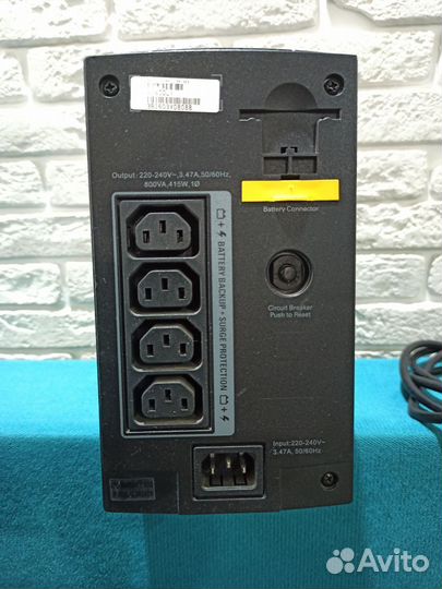 Ибп бесперибойник APC Back UPS rs 1000 Новые акб