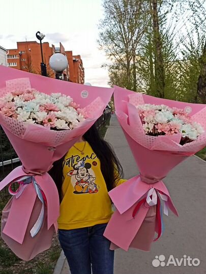 Букеты из 11 веточка хризантема ромашек