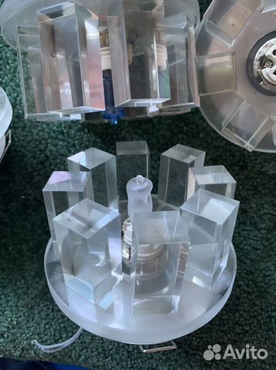 Светильники потолочные Кристалл б у