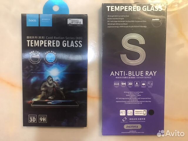 Защитное стекло hoco remax для iPhone 7,8 и plus