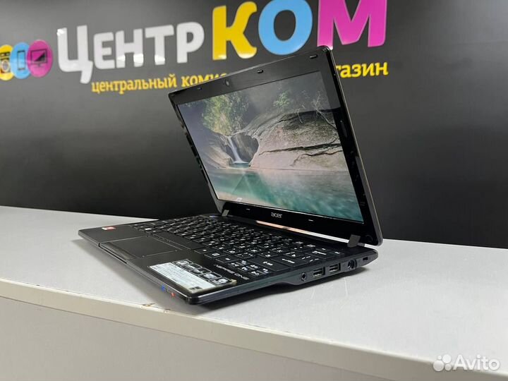 Компактный ноутбук Acer Dualcore / 4gb + 120GB SSD