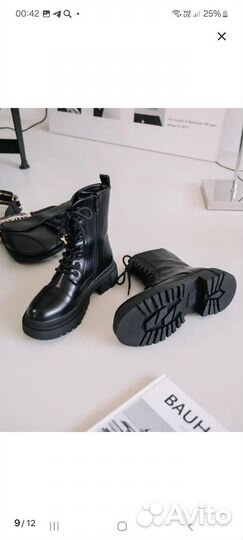 Ботинки женские утепленные 40