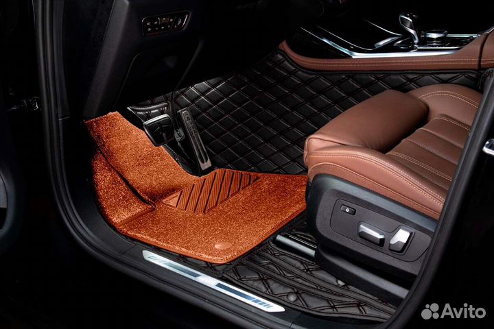 3D Коврики Range Rover Салон Багажник Экокожа