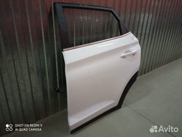 Хендай Туксон 3 Дверь задняя левая белая