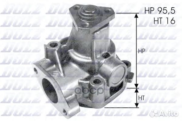 Водяной насос, охлаждение двигателя L155 Dolz