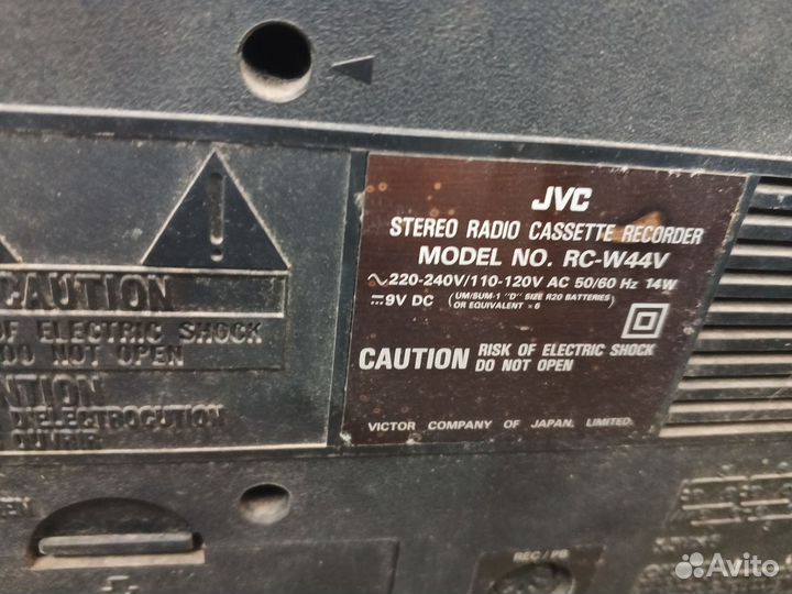 Магнитофон jvc под запчасти