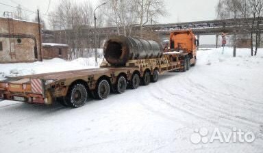 Грузоперевозки тралом негабаритных грузов